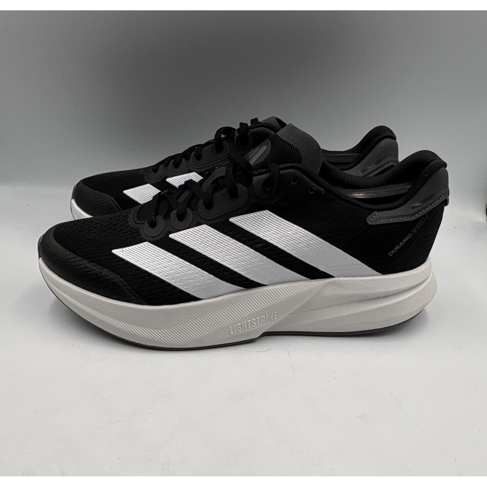 adidas Duramo Speed 2 Men's Core Black/Cloud White/Grey Low Top IH8201